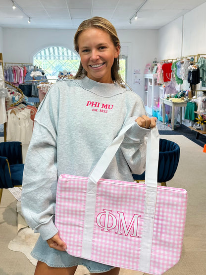 Phi Mu Tote Bag, Sorority