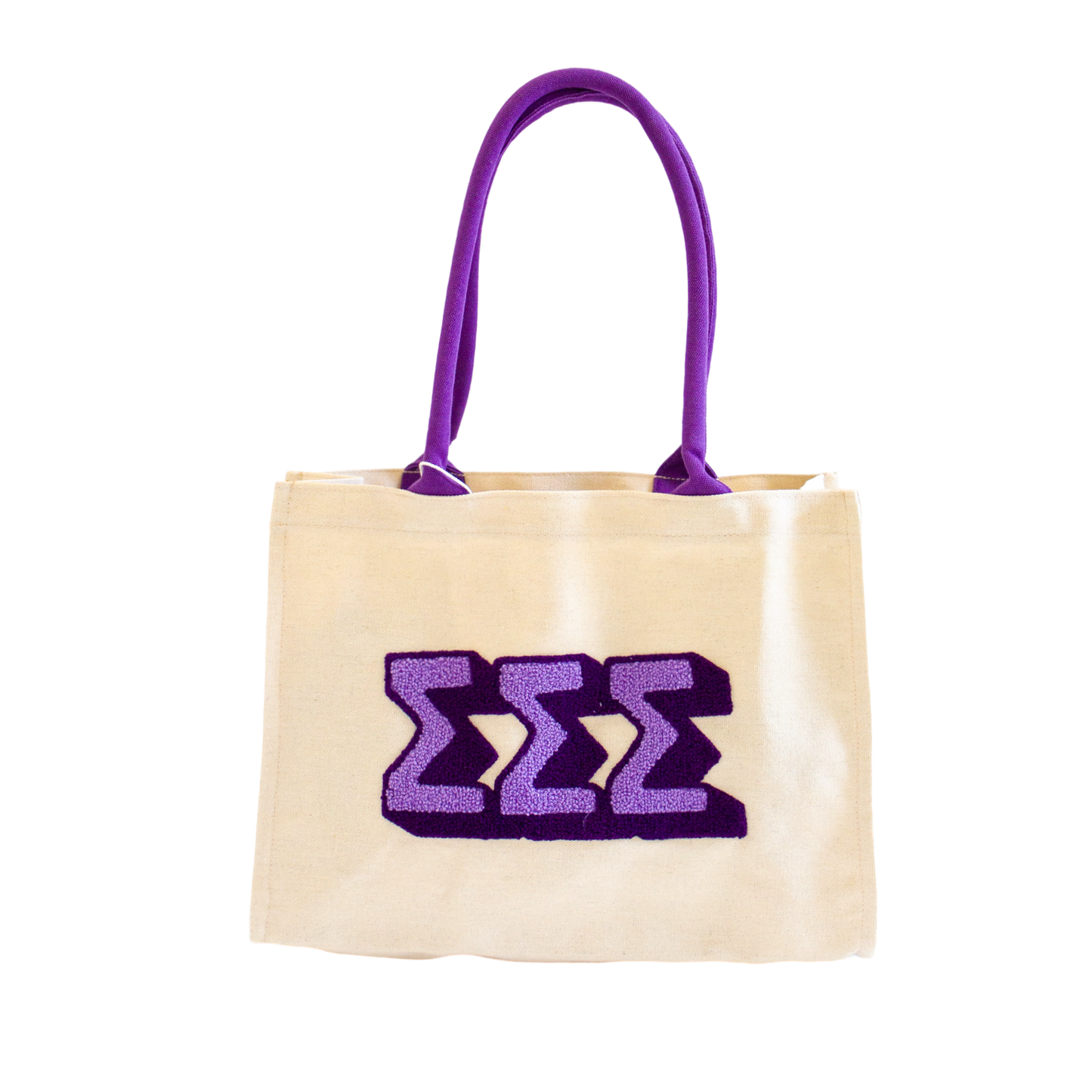 Chenille Sorority Gift Tote: ALPHA OMICRON PI