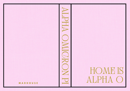 Sorority Keepsake Book Boxes 2026: Alpha Omicron Pi Pink