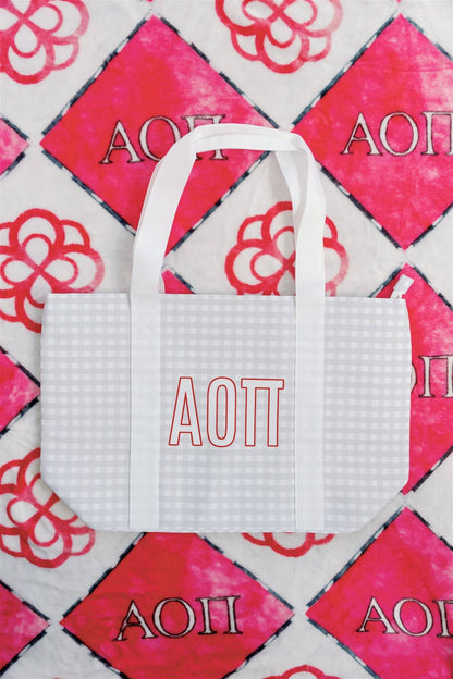 Alpha Omicron Pi Tote Bag, Sorority
