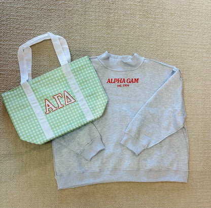 Alpha Gamma Delta Tote Bag, Sorority