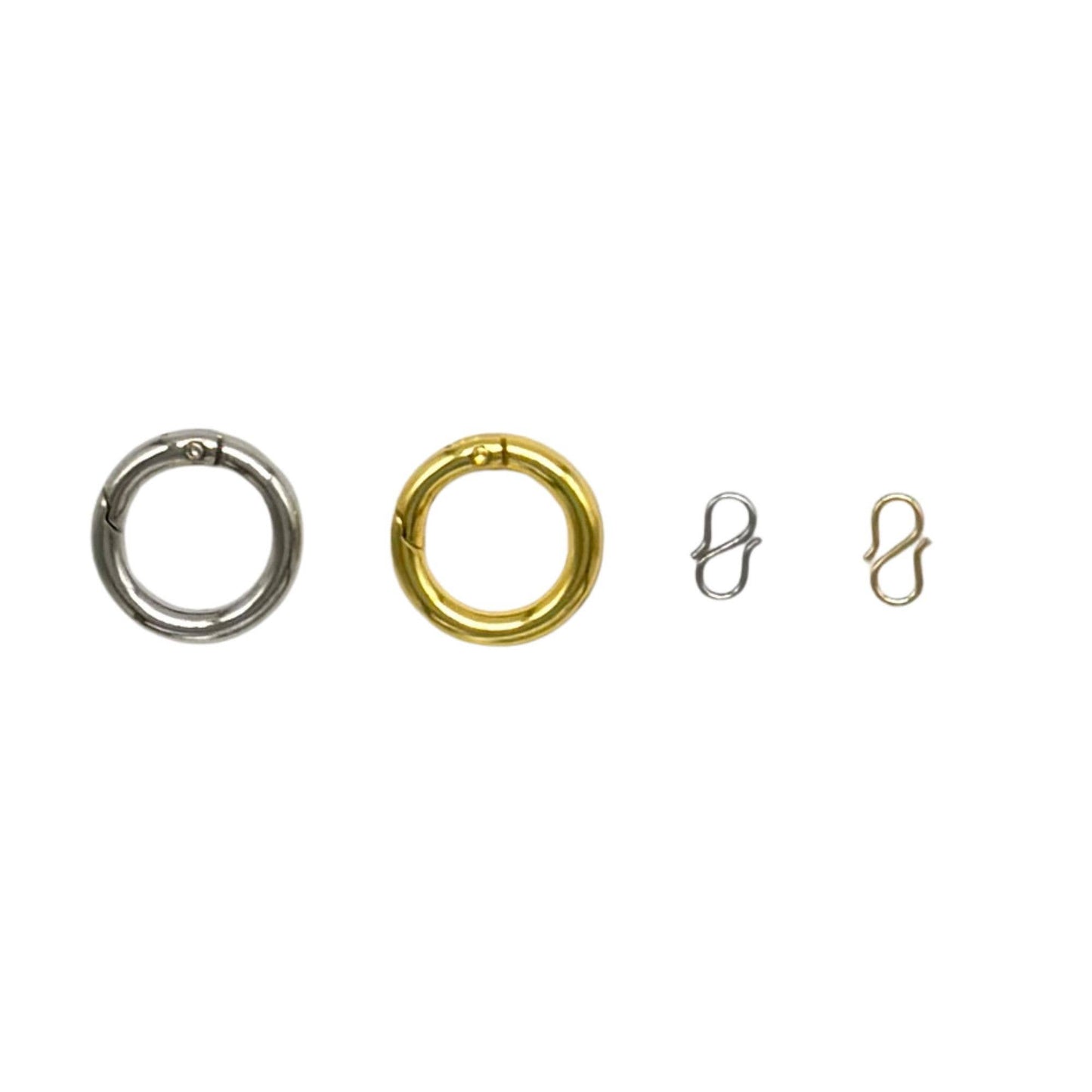 Acrylic Sorority Charms- Stacked Geo Greek Letters: Mirror Gold / O Lever Ring Clasp / Alpha Gamma Delta