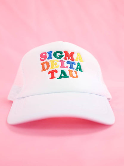 Sorority Fun Times Trucker Hat: KAPPA DELTA