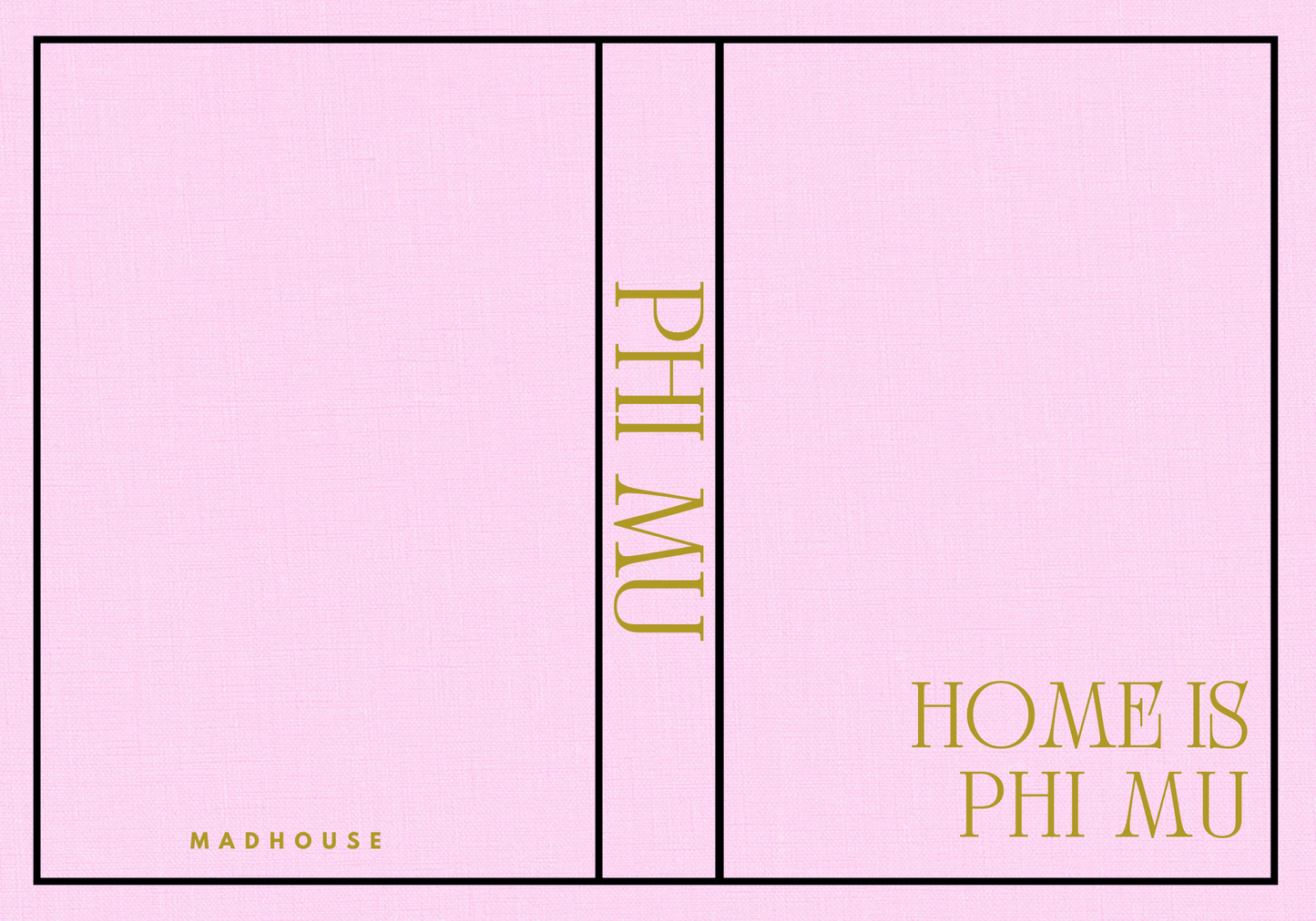 Sorority Keepsake Book Boxes 2026: Alpha Omicron Pi Pink