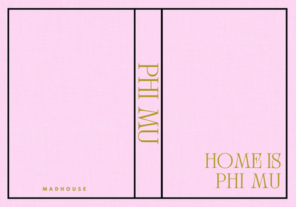 Sorority Keepsake Book Boxes 2026: Alpha Omicron Pi Pink