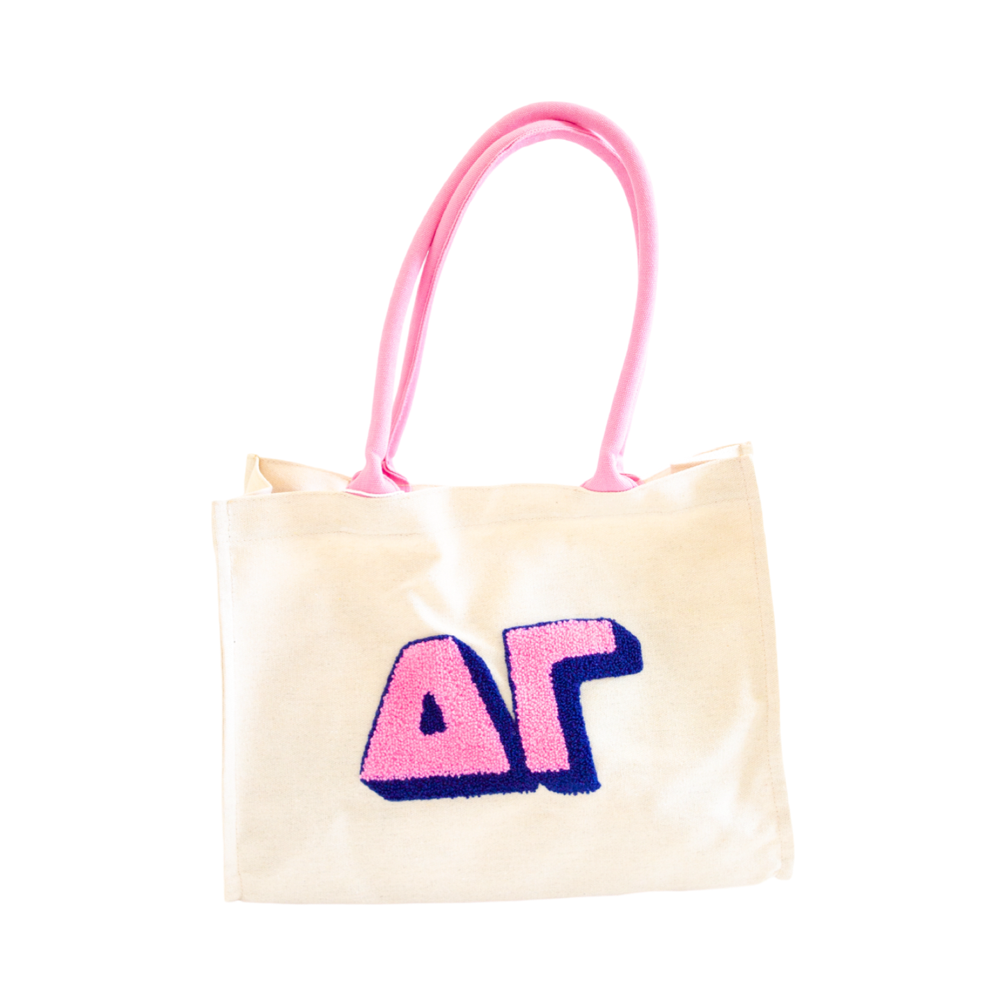 Chenille Sorority Gift Tote: ALPHA OMICRON PI