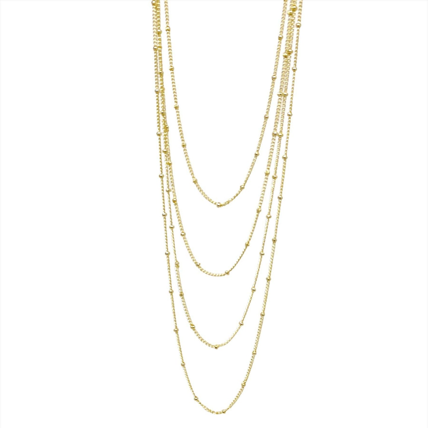 18k Gold Filled 1mm Satellite Chain Available in 16"