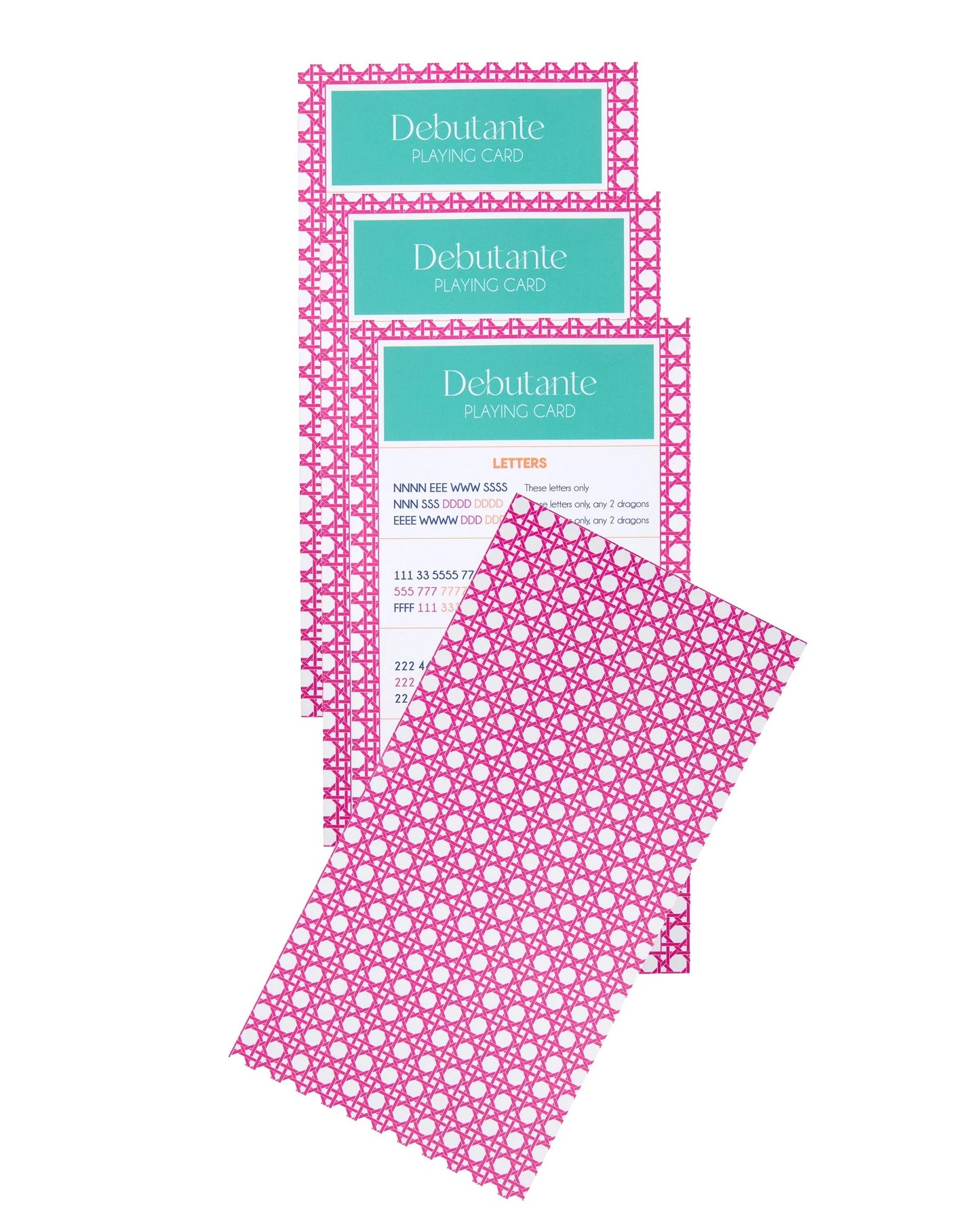 Poppy Debutante Mahjong Tile Set