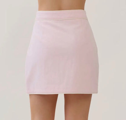 TCEC embroidered skirt - PINK