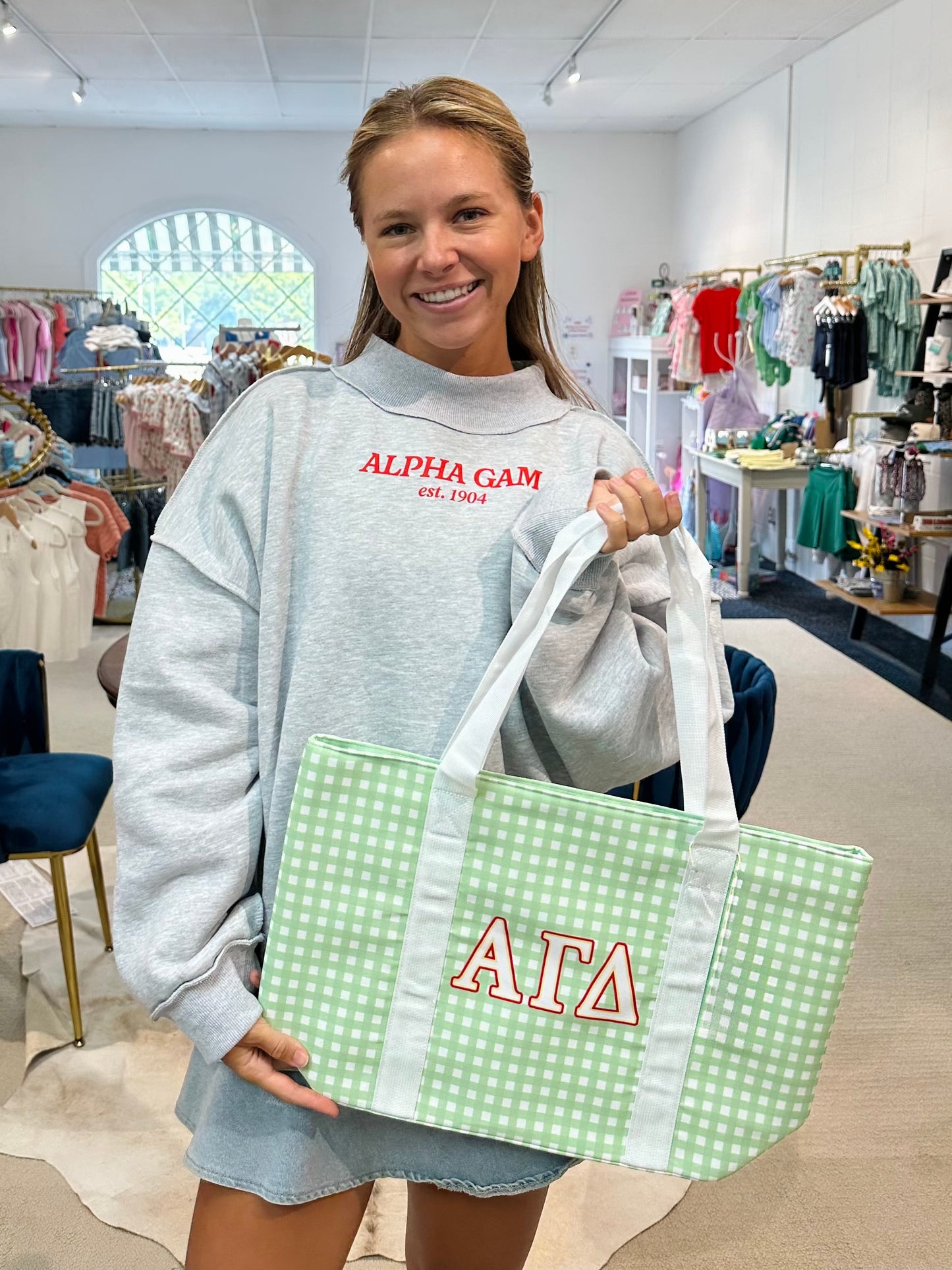 Alpha Gamma Delta Tote Bag, Sorority