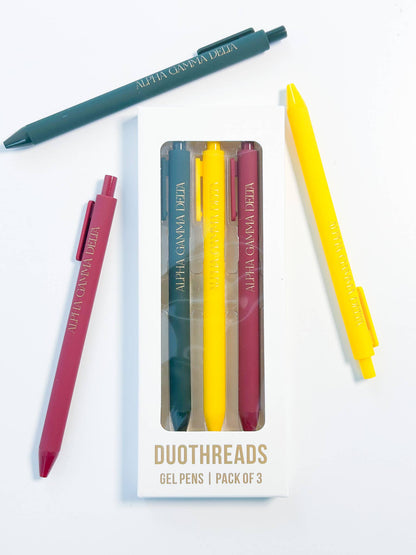 Lettered Luxe Sorority Pens: CHI OMEGA