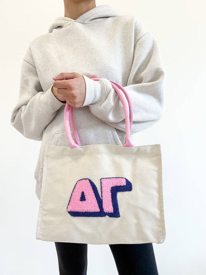 Delta Gamma Chenille Sorority Gift Tote