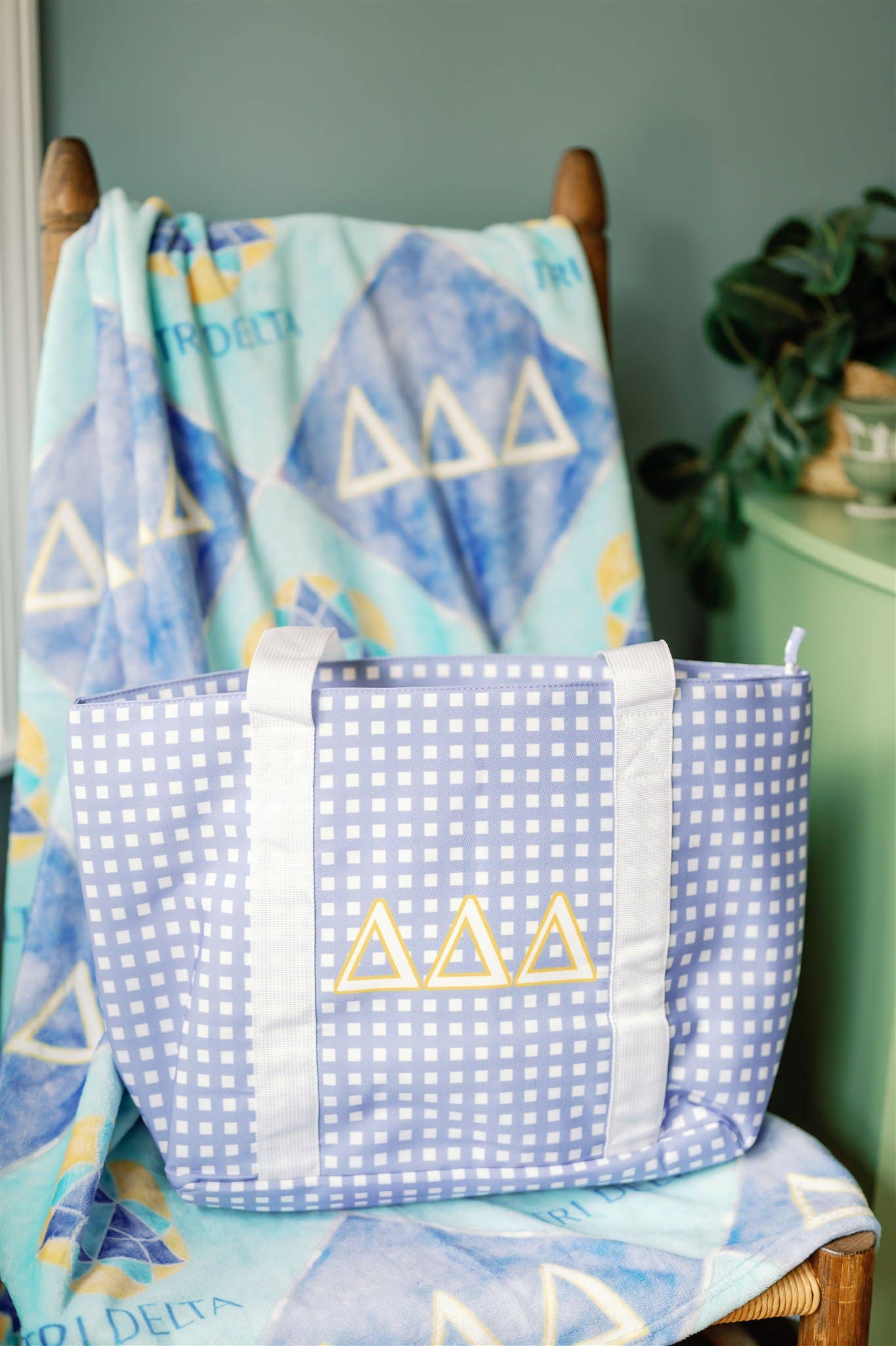 Delta Delta Delta (Tri Delta) Tote Bag, Sorority