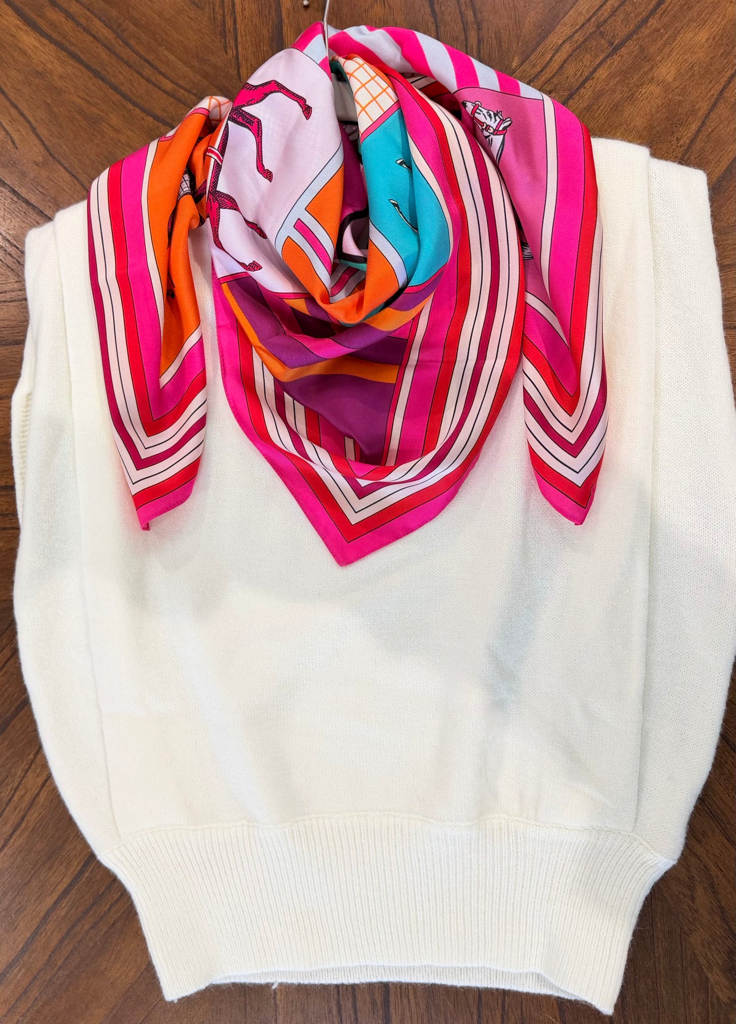 Mulberry Collective - Magenta Stallion scarf