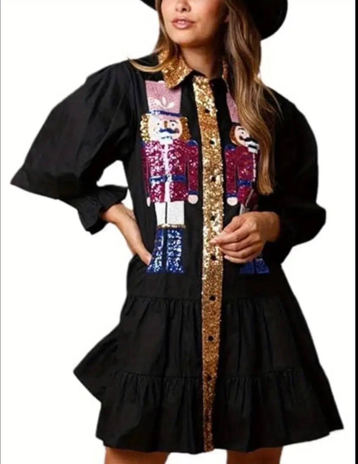Sequins Nutcracker Christmas dress