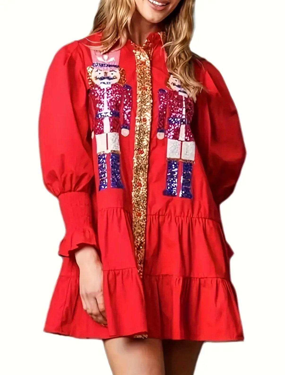 Sequins Nutcracker Christmas dress