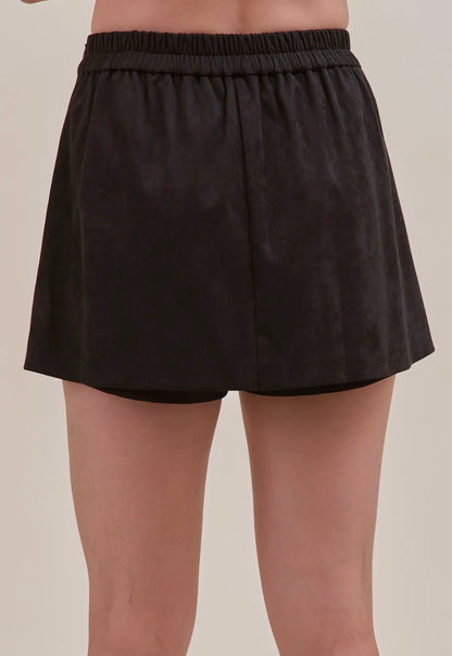 Studded High Waist Skort