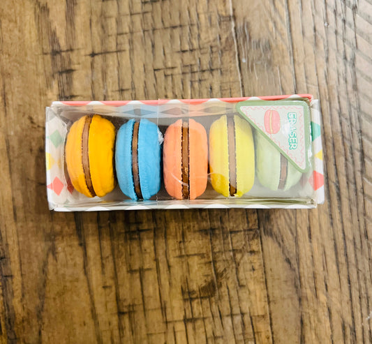 Macaroon erasers