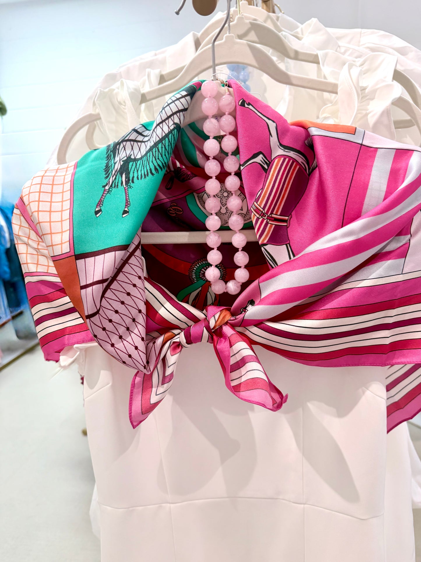 Mulberry Collective - Magenta Stallion scarf