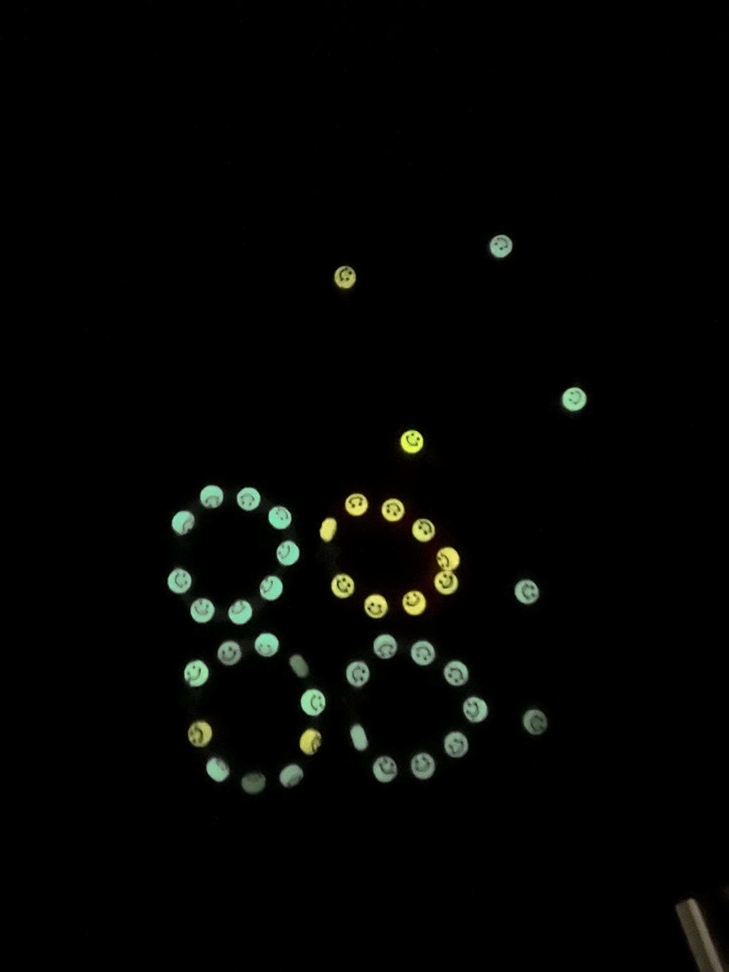 Smiley Face Glow in the Dark Rosary