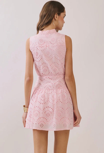TCEC Pink eyelet dress