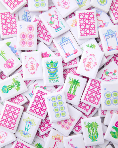 Poppy Debutante Mahjong Tile Set