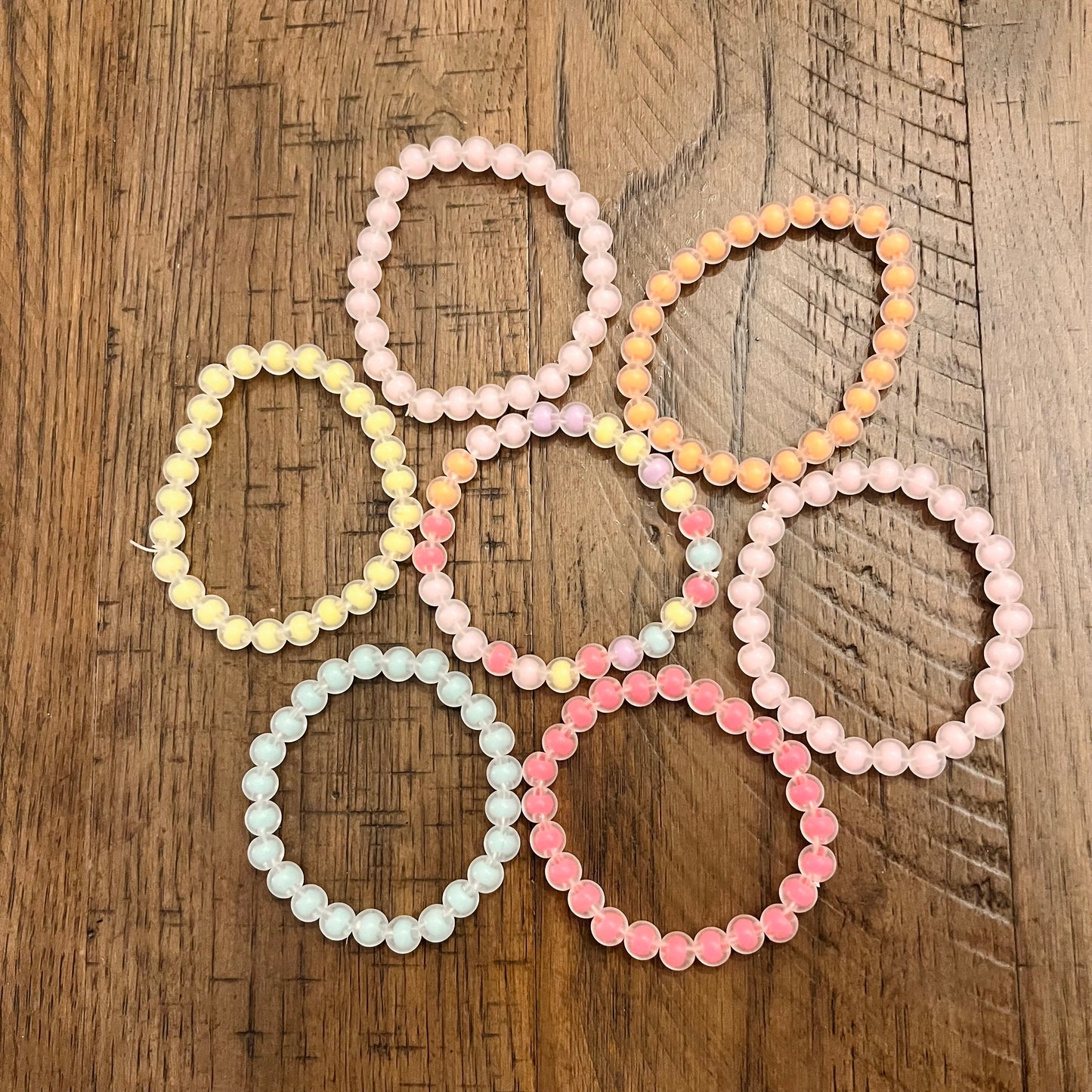 Bubble beads bracelet