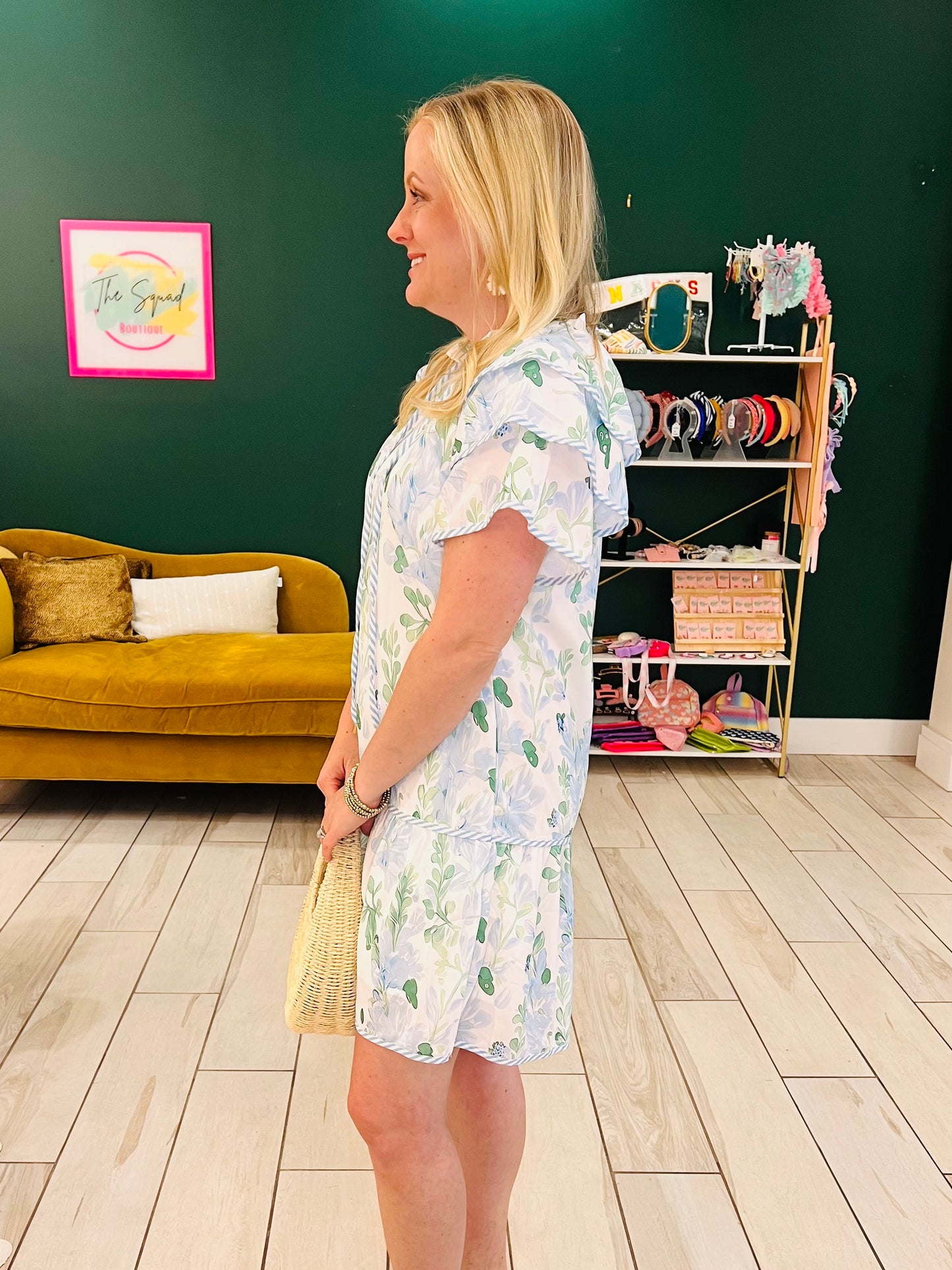 The Claire dress - blue