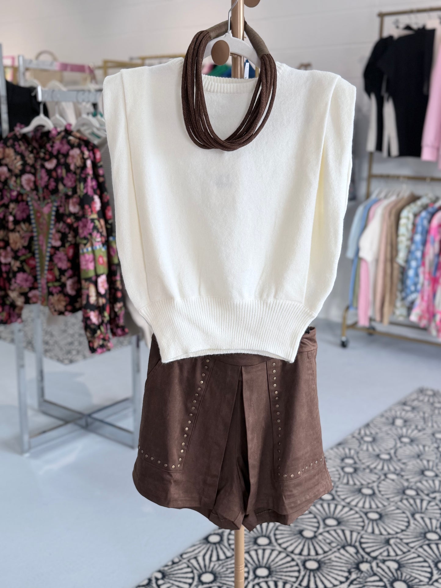 Knit Muscle Sweater Vest