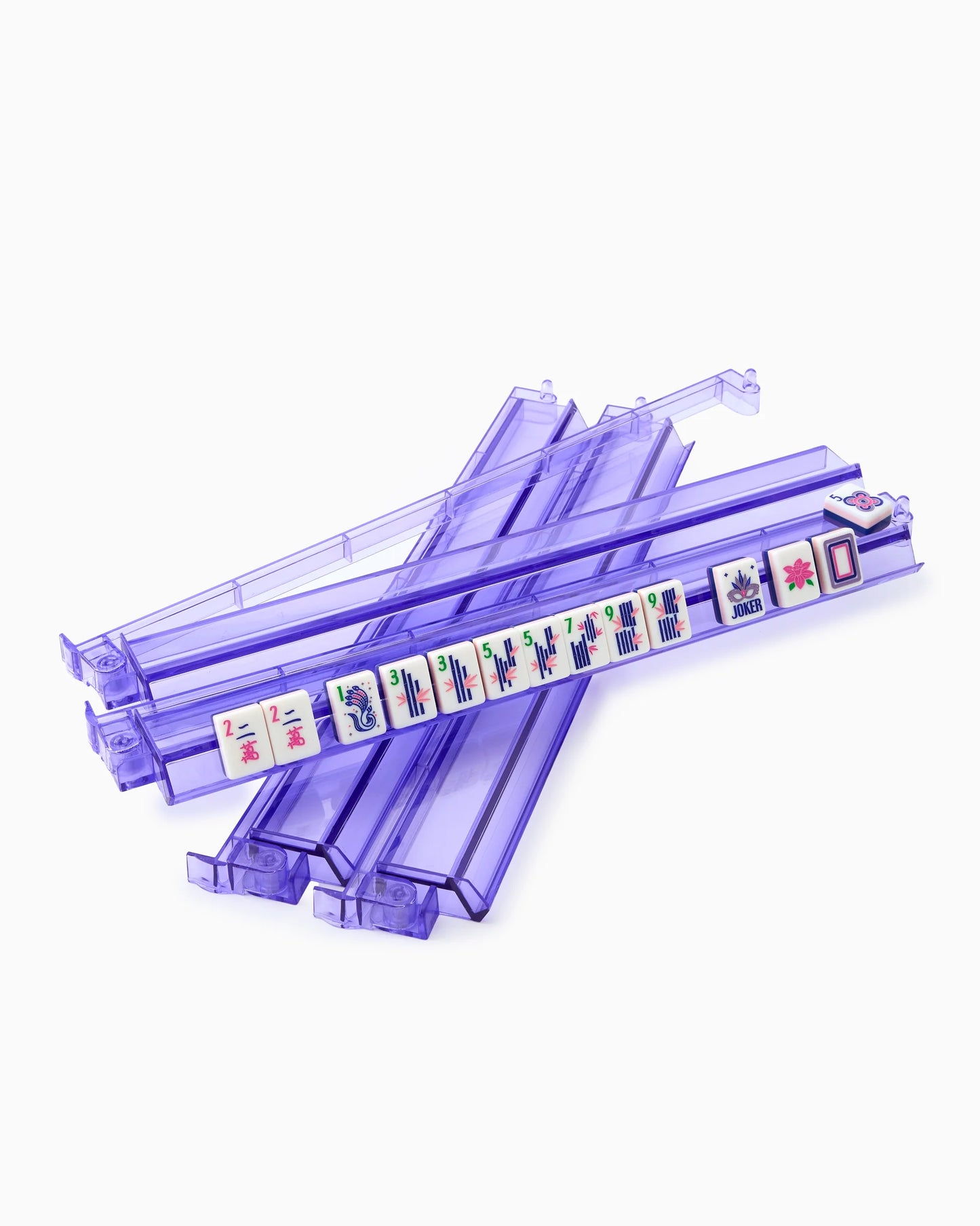 Lilac Mahjong Rack & Pusher Set
