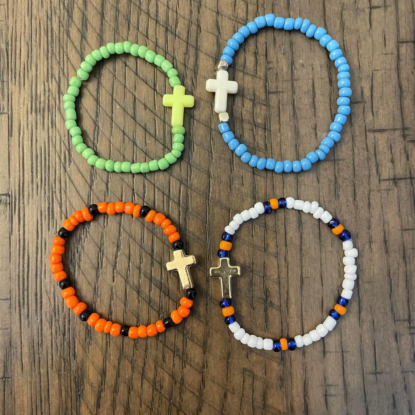 FUN Beaded cross bracelets