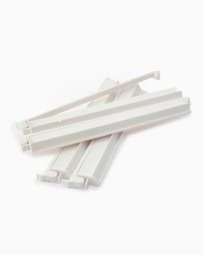White Acrylic Mahjong Tile Rack & Pusher Set