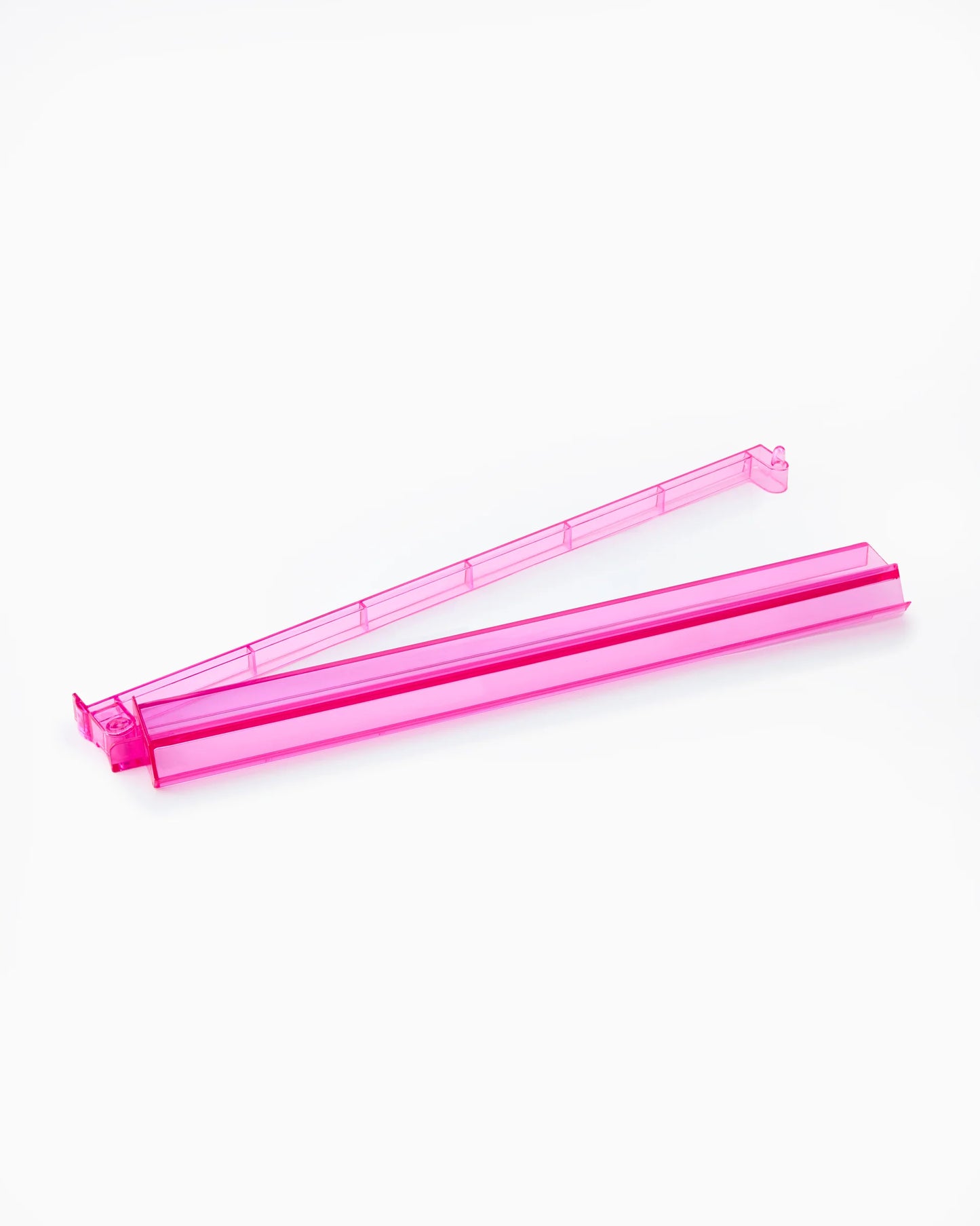 Multicolor Acrylic Mahjong Tile Rack & Pusher Set
