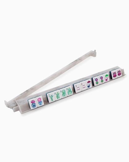 Carrara Mahjong Rack & Pusher Set