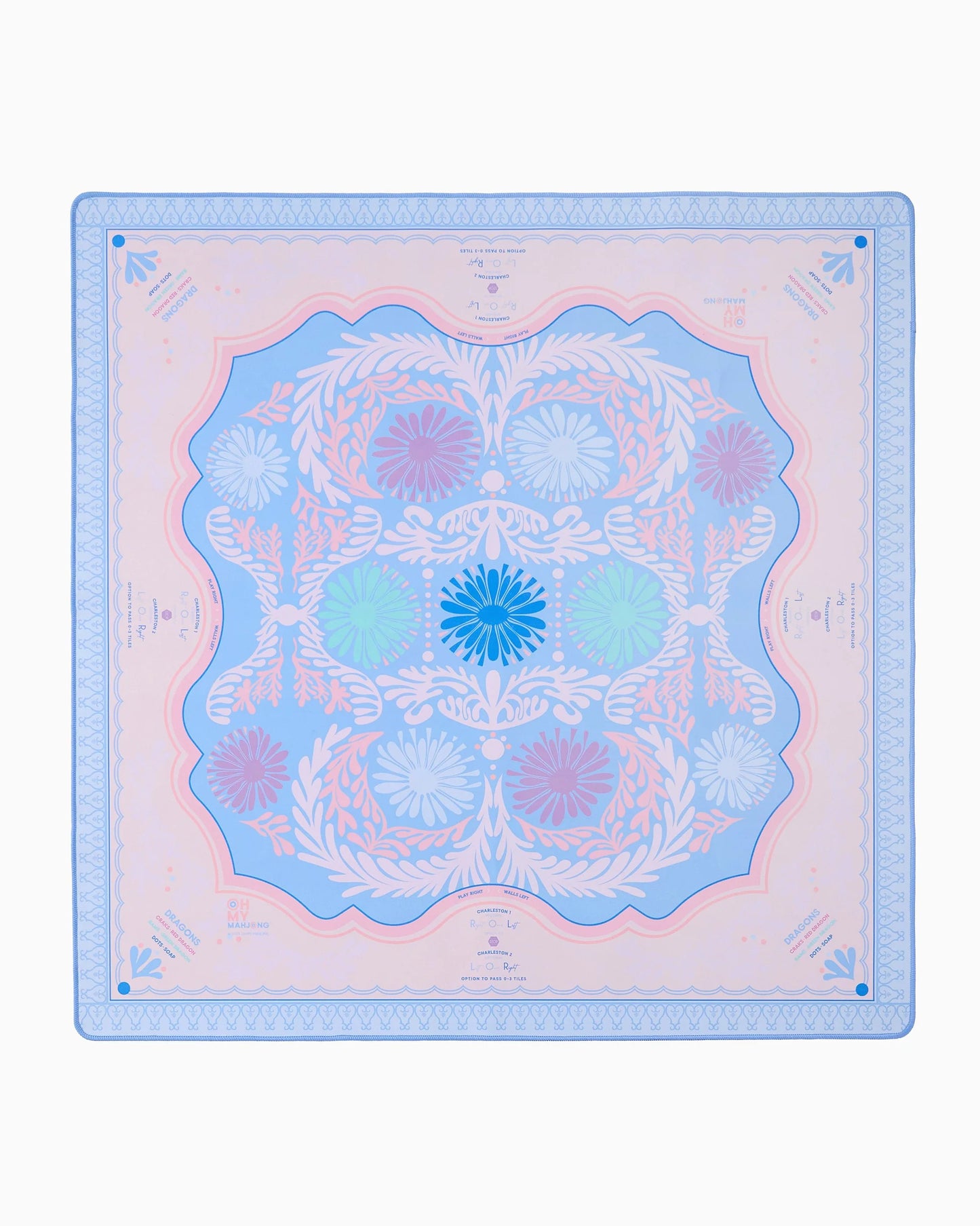 Periwinkle oh my mahjong mat