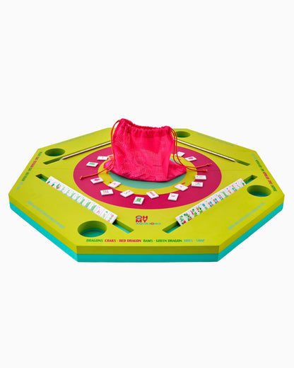 Lime Green Aqua Jong Floating Pool Mat