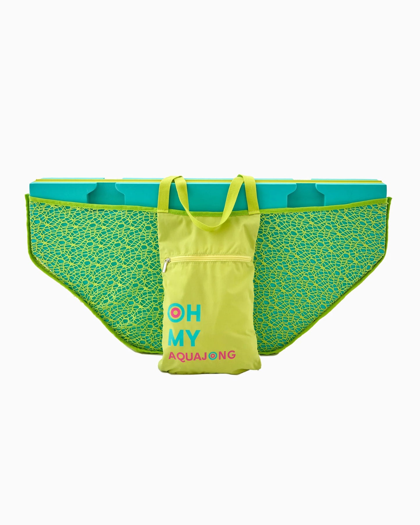 Lime Green Aqua Jong Floating Pool Mat