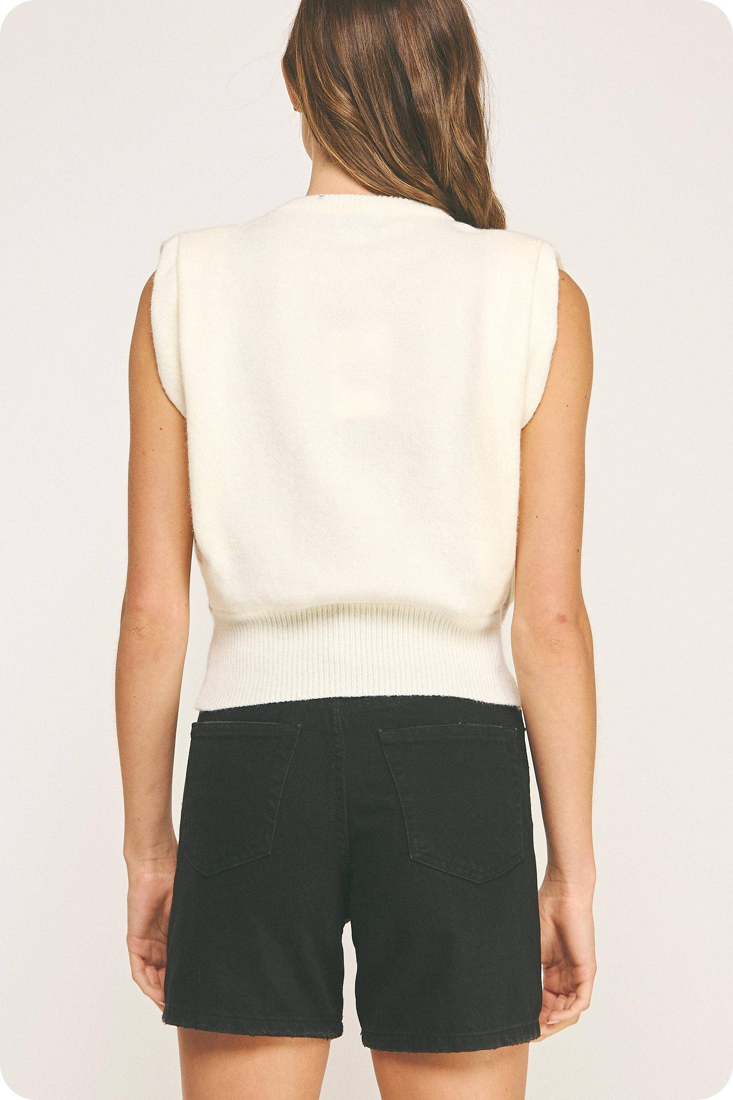 Knit Muscle Sweater Vest