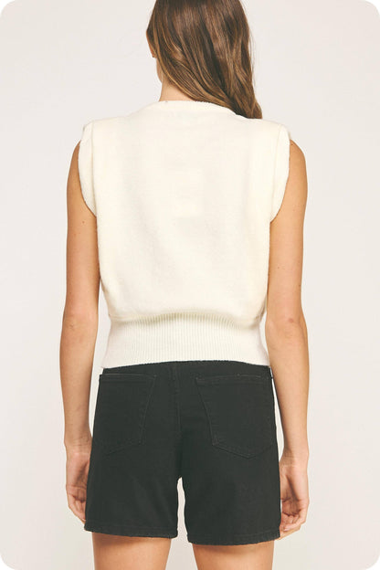 Knit Muscle Sweater Vest