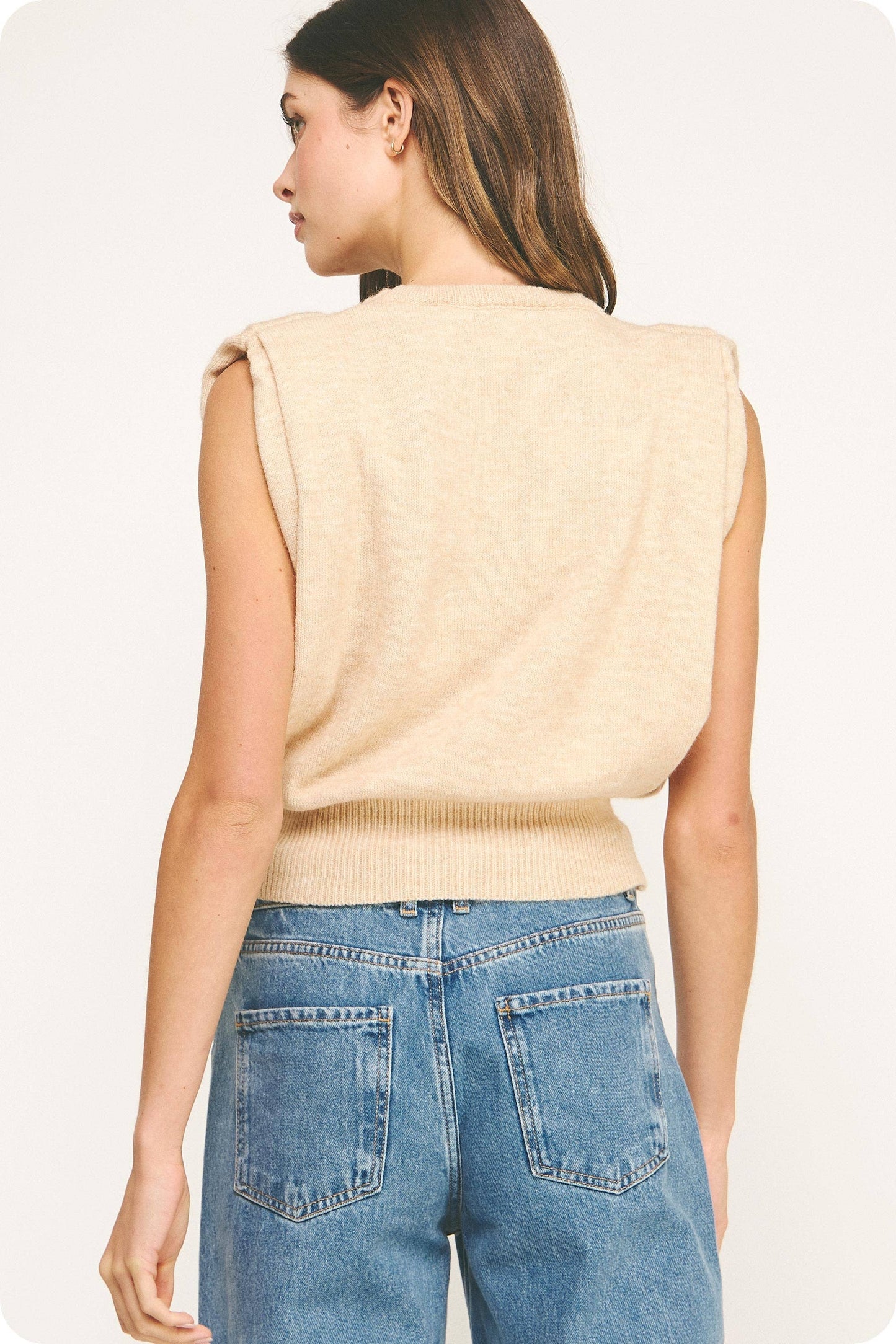 Knit Muscle Sweater Vest