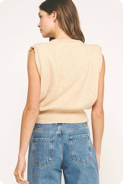 Knit Muscle Sweater Vest