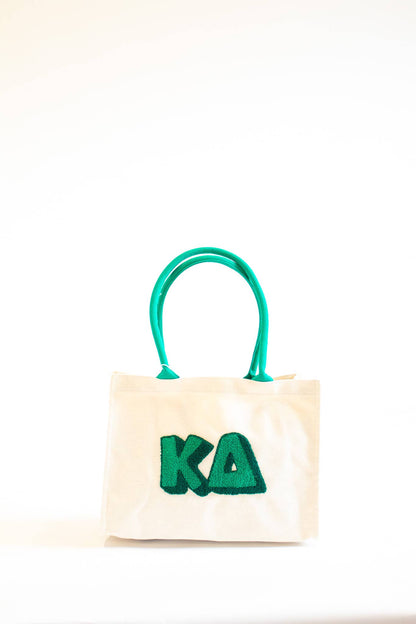 Kappa Delta Chenille Sorority Gift Tote