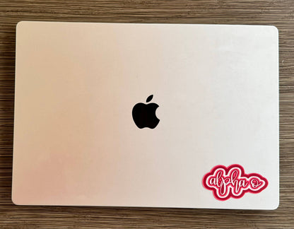 Alpha Omicron Pi Sorority Decal