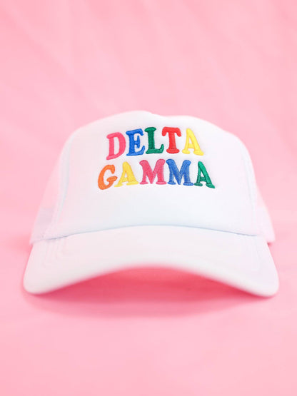 Sorority Fun Times Trucker Hat: KAPPA DELTA
