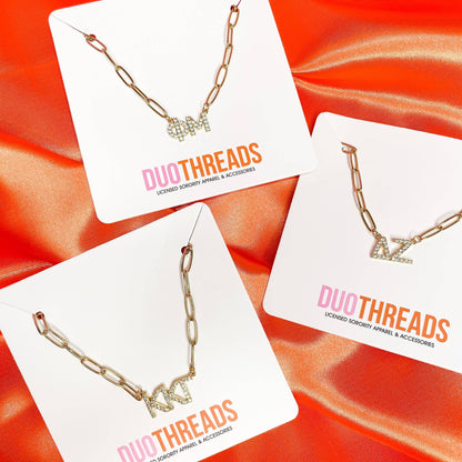 Rhinestone Sorority Necklace: KAPPA DELTA