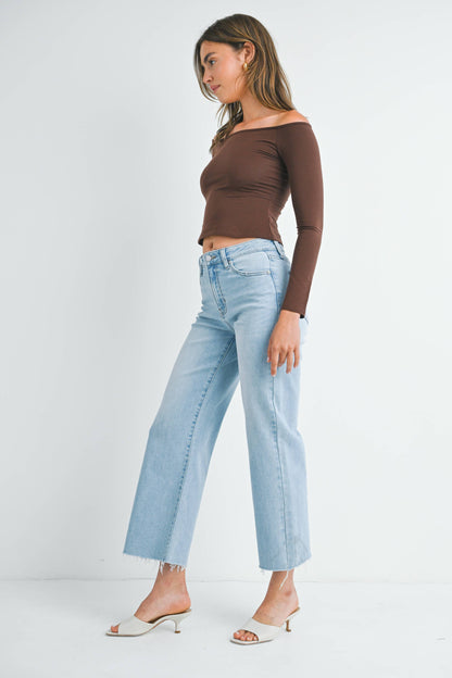 JBD - Slim Wide Leg / LIGHT DENIM