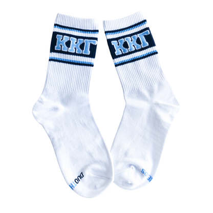 Sorority Socks: DELTA DELTA DELTA