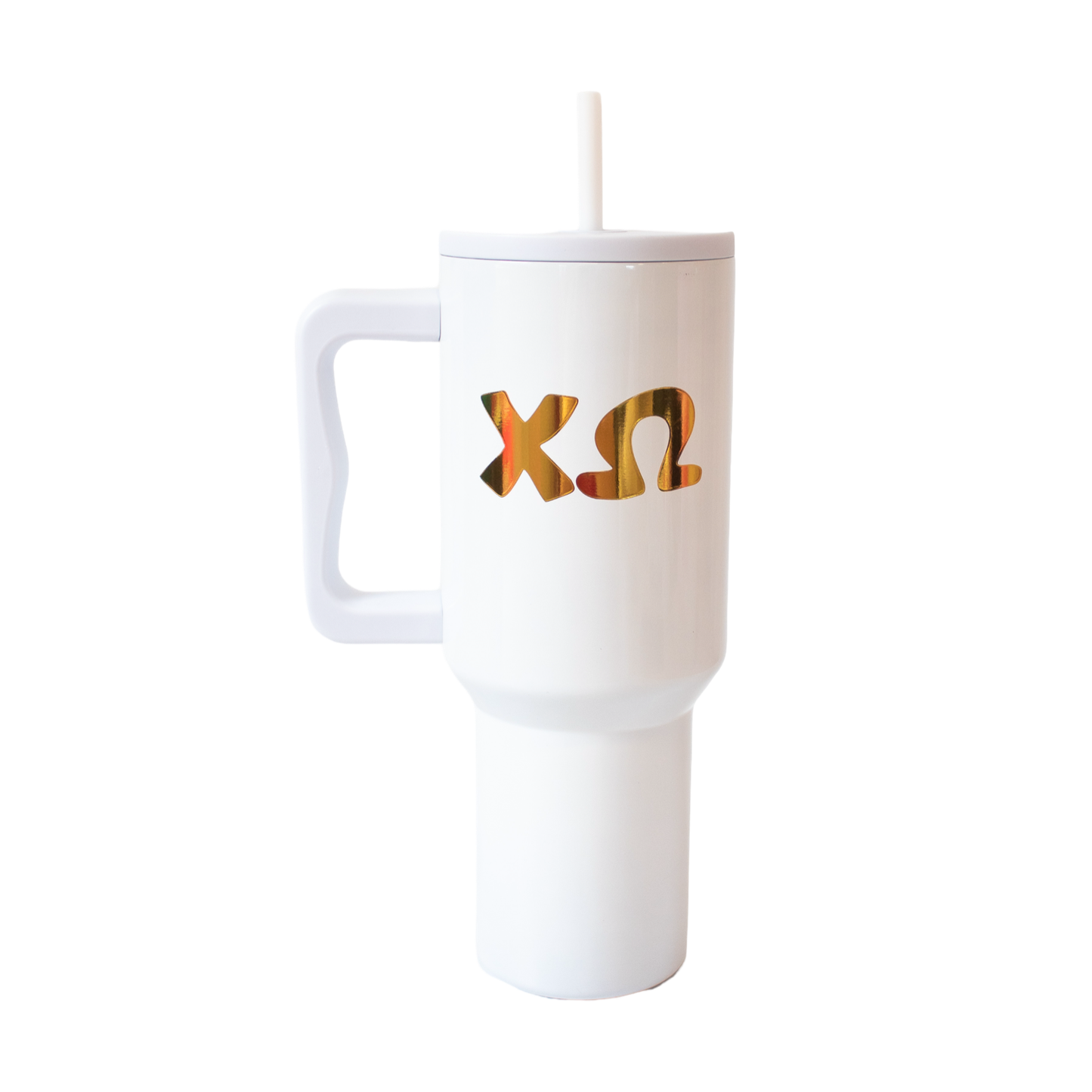 40oz 24 Karat Sorority Tumbler: CHI OMEGA