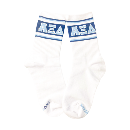Sorority Socks: DELTA DELTA DELTA