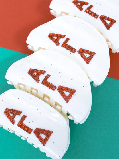 Girl On the Go Hair Claw Sorority Clip: ALPHA OMICRON PI
